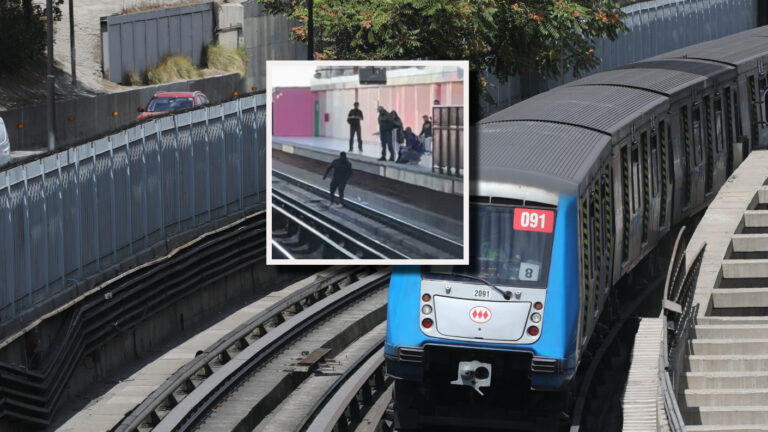 Persona en las vías del Metro provoca gran tensión y obliga a suspender servicio de trenes en Línea 4A