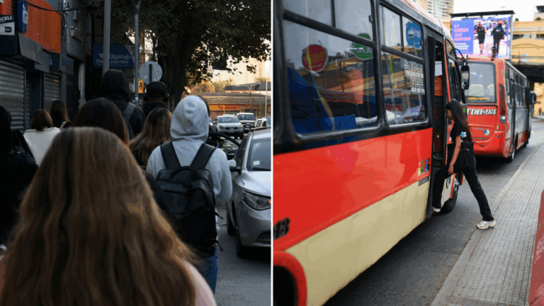 Reportan colapso en paraderos de comunas de Valparaíso por paro de micros