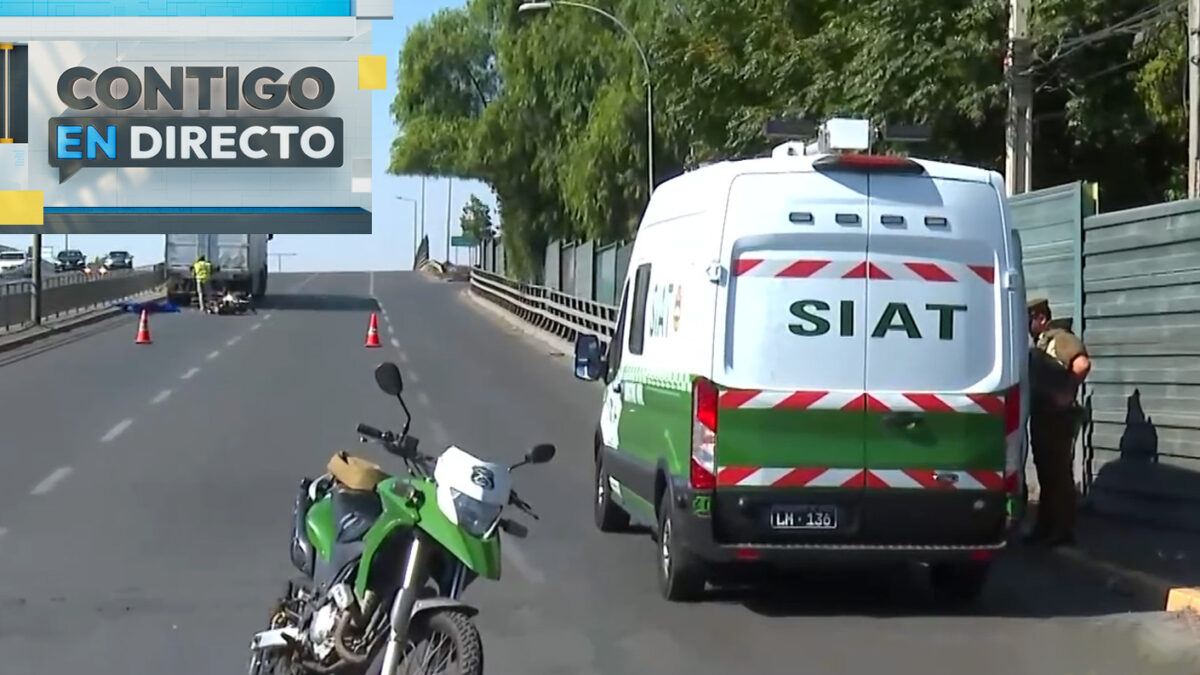 Trágico accidente en Maipú: Motorista muere tras impactar contra camión