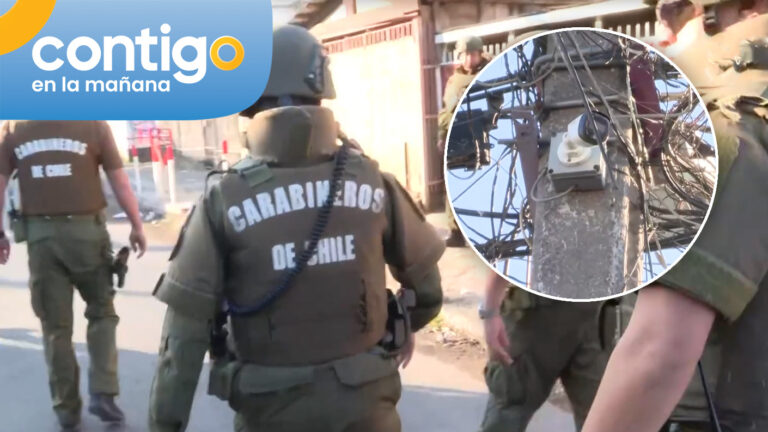 Operativo retira más de 50 narcocámaras en San Bernardo: Dos sujetos fueron detenidos