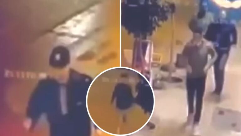 Carabinero detenido en choque en Santiago Centro denunció robo de su auto: Cámaras de seguridad lo captaron escapando