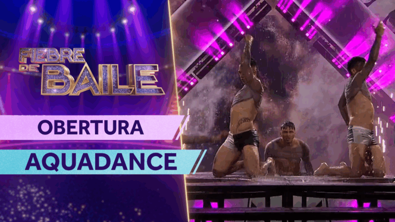 ¡El arte sobre el agua! Staff de bailarines de Fiebre de Baile hicieron una espectacular obertura