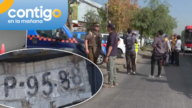 ¿Al estilo Art Attack? Conductor fue detenido por utilizar patente de cartón en Peñalolén