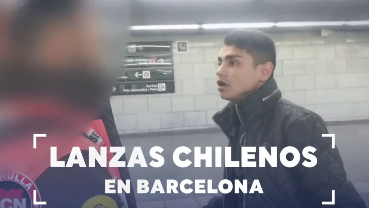 Lanzas chilenos en Barcelona: En busca de los carteristas más agresivos de España