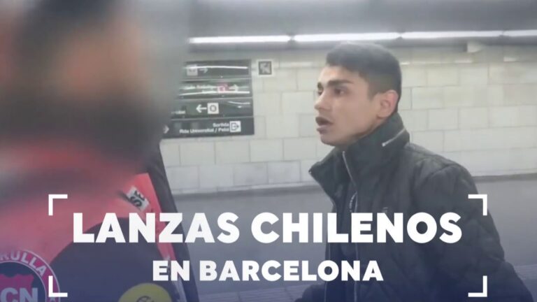 Lanzas chilenos en Barcelona: En busca de los carteristas más agresivos de España