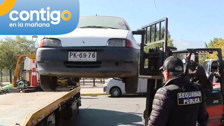 Registran masivo retiro de autos abandonados en La Granja: Estarían funcionando como rucos