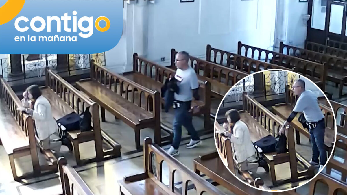 Sin Dios ni ley: Delincuente robó bolso a mujer que se encontraba rezando en iglesia de Concepción