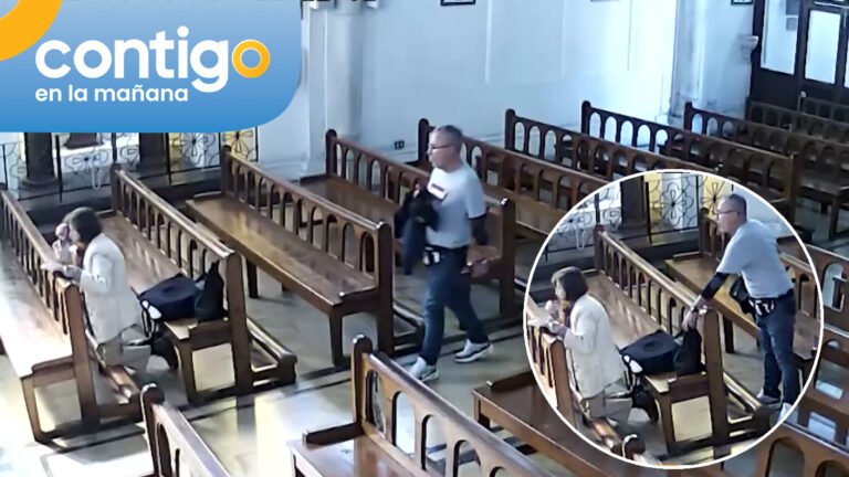 Sin Dios ni ley: Delincuente robó bolso a mujer que se encontraba rezando en iglesia de Concepción