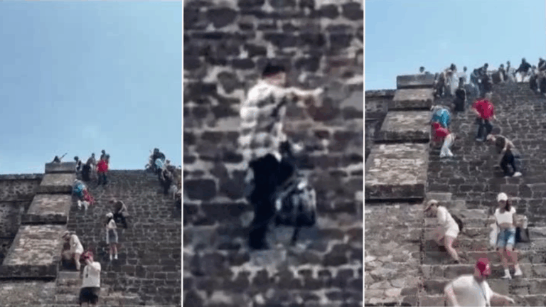 VIDEO | Revelan nuevos registros del tiroteo en pirámide de Teotihuacán: Turistas provocaron estampida