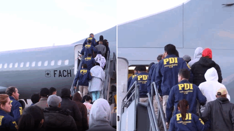 30 contaban con prontuario: Estos son los delitos de los inmigrantes expulsados en el primer vuelo