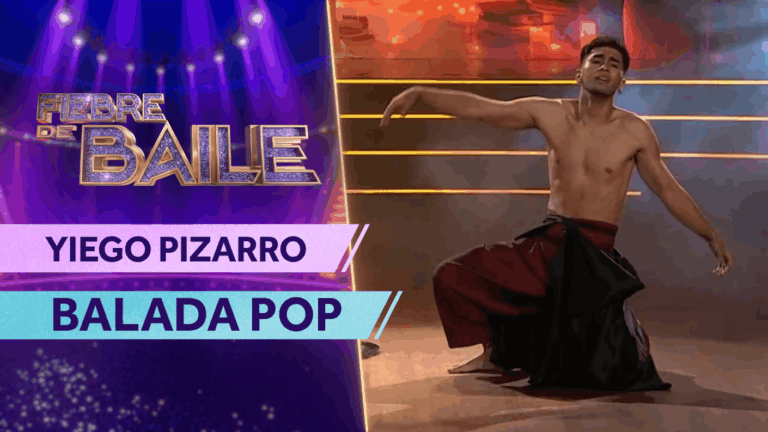 ¡Una interpretación emotiva! Yiego Pizarro llegó a las lágrimas con íntima y sentida performance