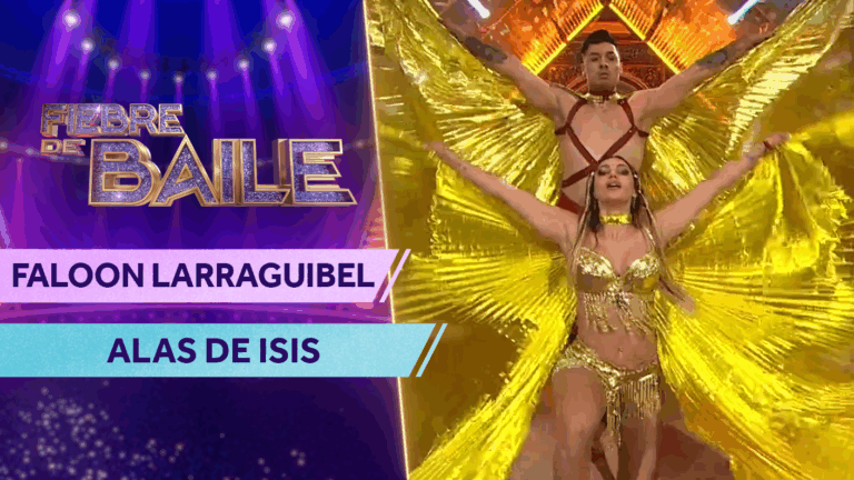 Toda una diosa egipcia: Faloon Larraguibel sacó aplausos en Fiebre de Baile con su manejo de las alas de Isis