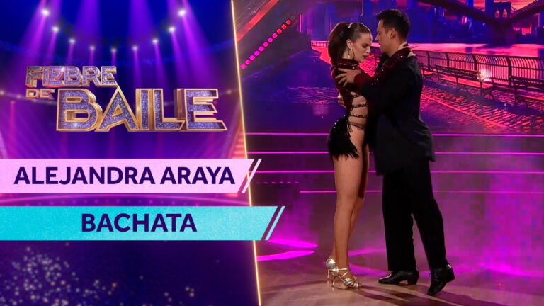 ¡Hizo vibrar al público! Alejandra Araya prendió fuego en el escenario con una apasionada bachata en Fiebre de Baile