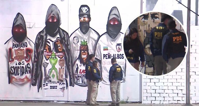 Dos barristas de Colo Colo fueron baleados mientras pintaban mural en La Pintana