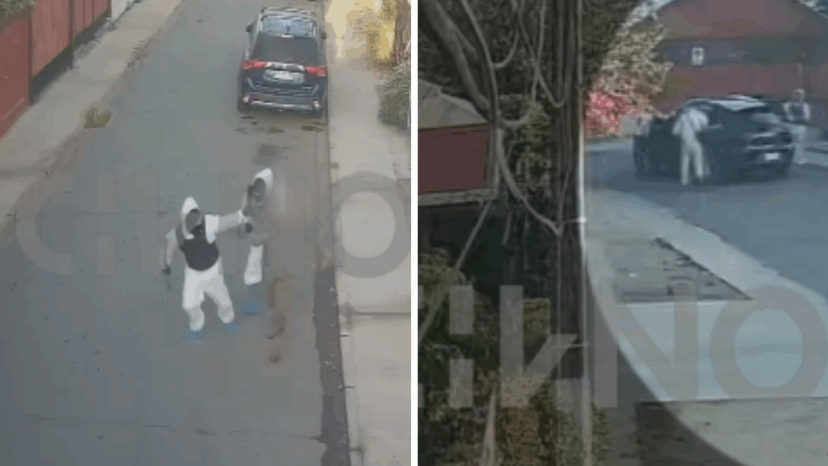VIDEO | Revelan nuevos registros del asalto frustrado a sucursal bancaria en Conchalí