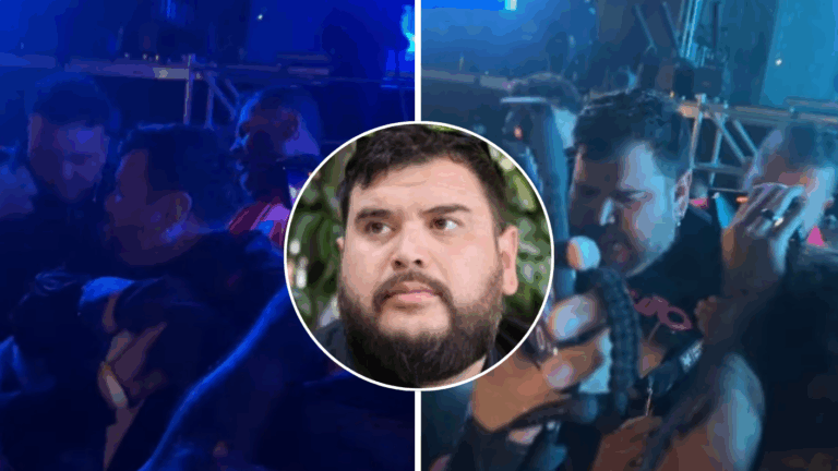 VIDEO | Otakín sufre descompensación en concierto: Debió ser retirado en brazos por los fans