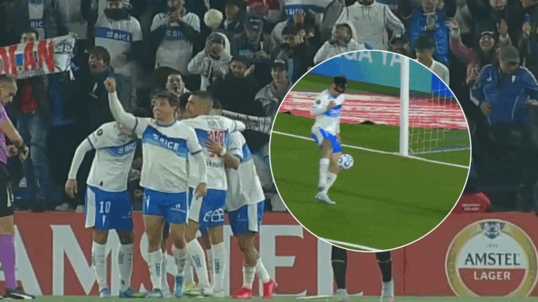 VIDEO | ¡Doblete! El golazo de Zampedri para el 2-0 de la UC ante Barcelona en Libertadores