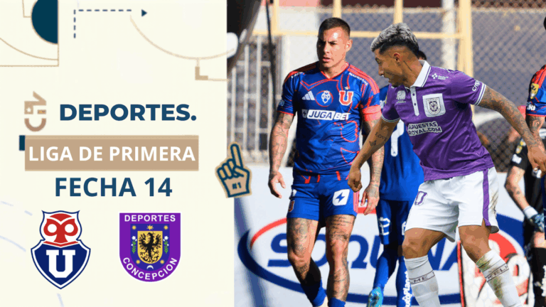 U. de Chile vs Deportes Concepción: Dónde ver EN VIVO y ONLINE partido Liga de Primera