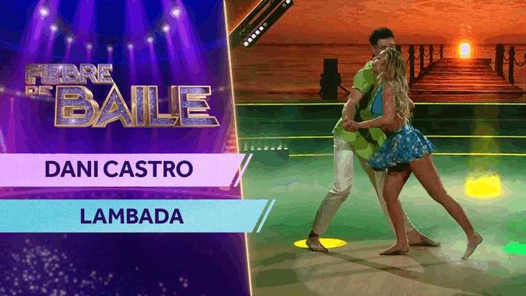 ¡Se superó a sí misma! Dani Castro se llevó todos los aplausos en Fiebre de Baile con una enérgica lambada
