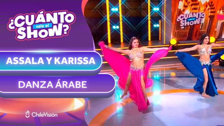 ¡Completa coordinación! Dúo brilló en el escenario de ¿Cuánto Vale el Show? con una hipnotizante danza árabe