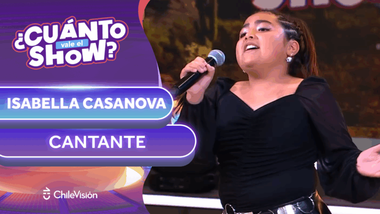 ¡Pero que talento! La voz de esta joven cantante le puso la piel de gallina a todos en Cuánto vale le show