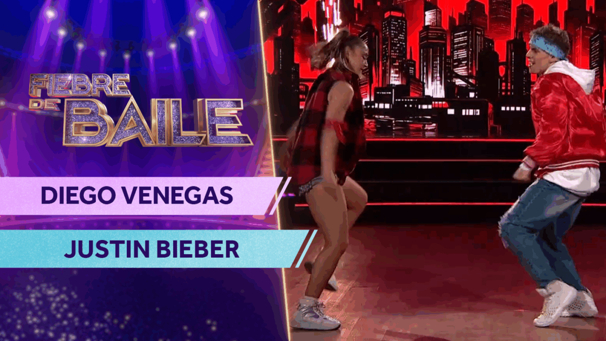 ¿Eres tú, Justin Bieber? Diego Venegas se lució con una coreografía llena de ritmo y actitud