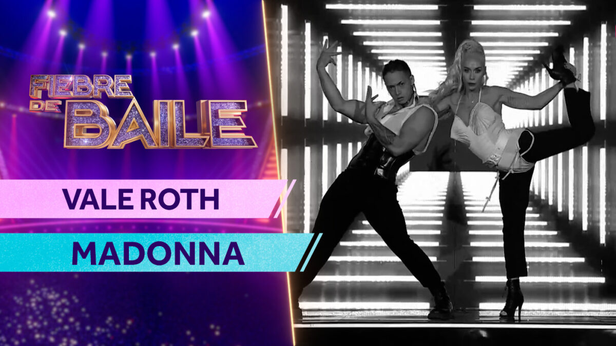 ¡Strike a pose! Vale Roth se transformó en Madonna y deslumbró con un icónico tributo en Fiebre de Baile