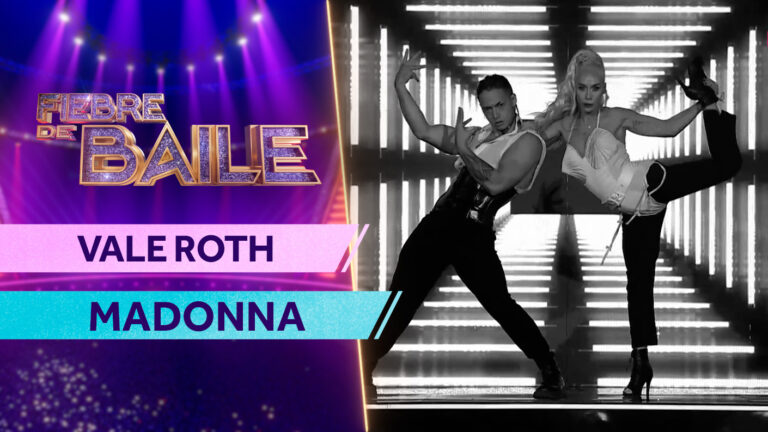 ¡Strike a pose! Vale Roth se transformó en Madonna y deslumbró con un icónico tributo en Fiebre de Baile