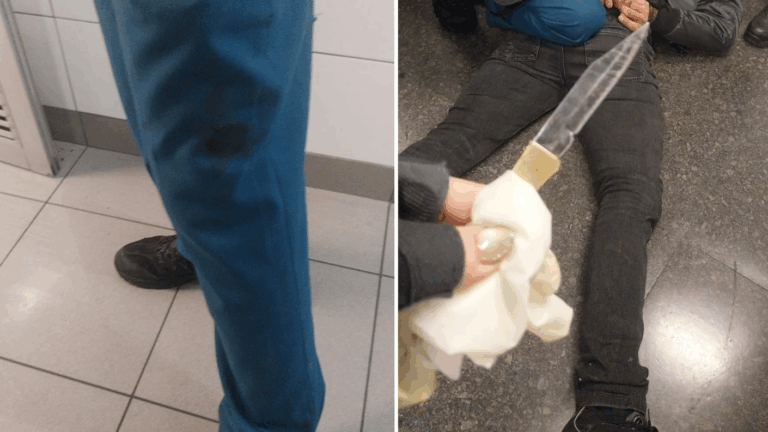 Guardia de Metro fue atacado con arma blanca por pasajero en la Línea 1: Habría intentado parar una riña