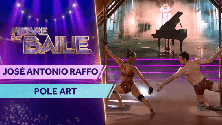Los muñecos del pole dance: José Antonio Raffo debutó en el pole dance con cautivadora performance