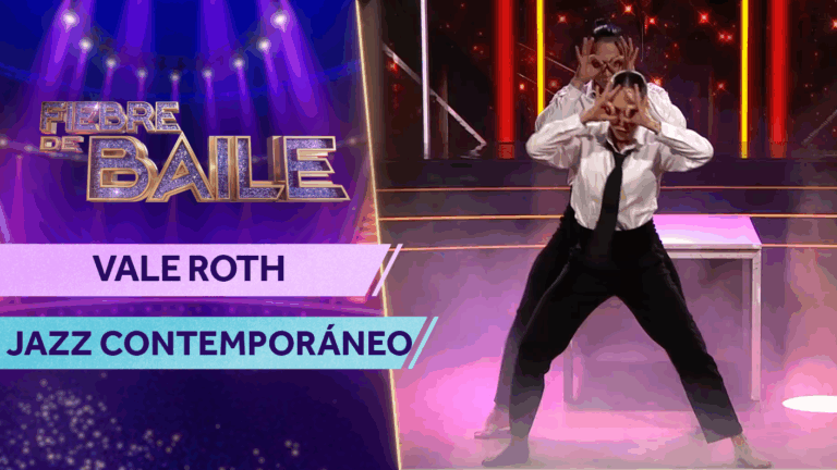 Una coreografía de ensueño: Vale Roth se la jugó con una enigmática propuesta en Fiebre de Baile