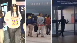 Gobierno efectuó segundo vuelo de expulsión: Iba una de las mujeres más buscadas de Colombia y hombre que destrozó aeropuerto