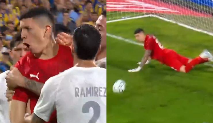 ¿Justicia Divina? Arquero de Libertad se lució atajando polémico penal a Ángel Di María en la Libertadores