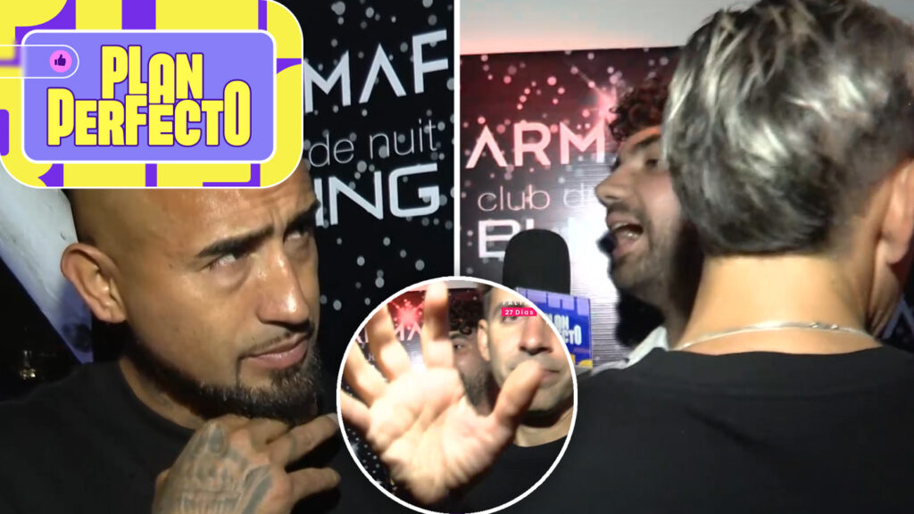 ¡Quitó el micrófono y tapó la cámara! Periodista de Arturo Vidal intentó censurar a equipo de Plan Perfecto