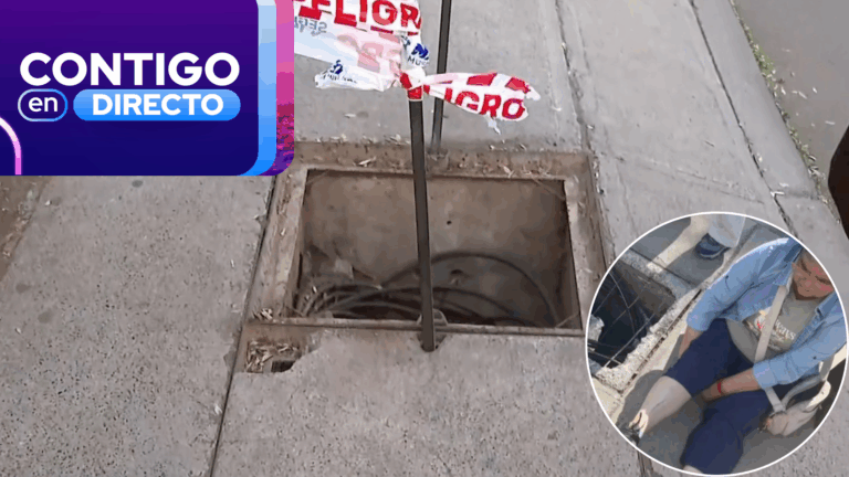 Vecinos piden soluciones concretas al robo de tapas de cámaras en Maipú: Denuncian focos de accidentes diarios