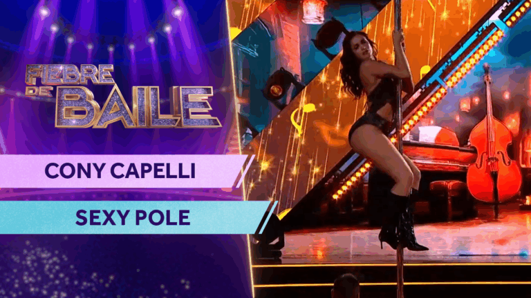 Una elegancia gatuna: Cony Capelli se lució con un sensual pole dance en Fiebre de Baile