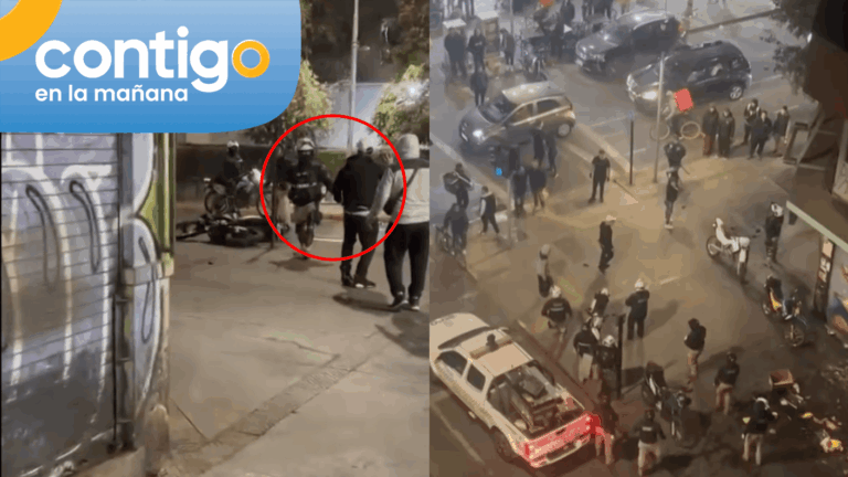 Decomiso de carros de comida terminó con batalla campal en Santiago: Ambulantes agredieron a guardias