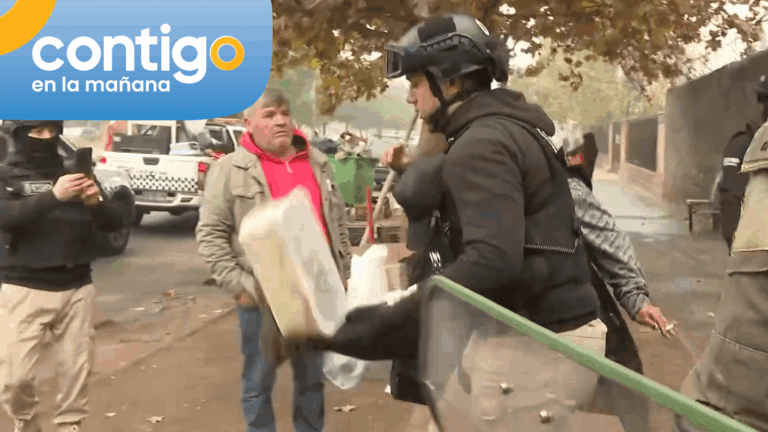 Intenso operativo terminó con enfrentamientos entre Carabineros y comerciantes afuera de la cárcel