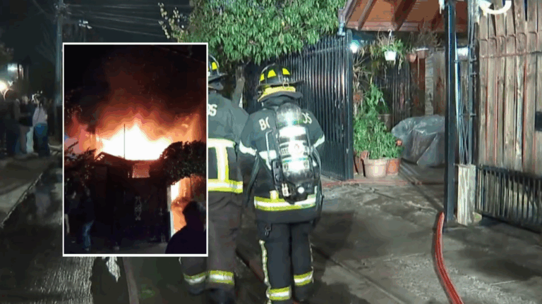 Tragedia en San Joaquín: Tres adultos mayores murieron en incendio y dos resultaron heridos