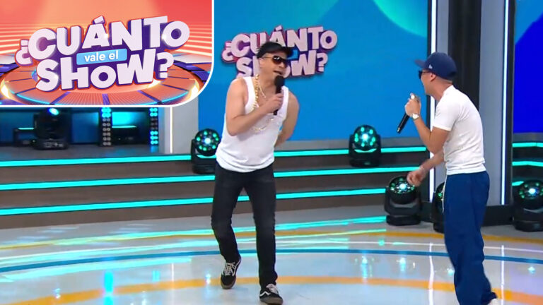 ¡Tres, dos, uno… tiempo! Julián Elfenbein protagonizó batalla de improvisación junto a un cantante en ¿Cuánto Vale el Show?