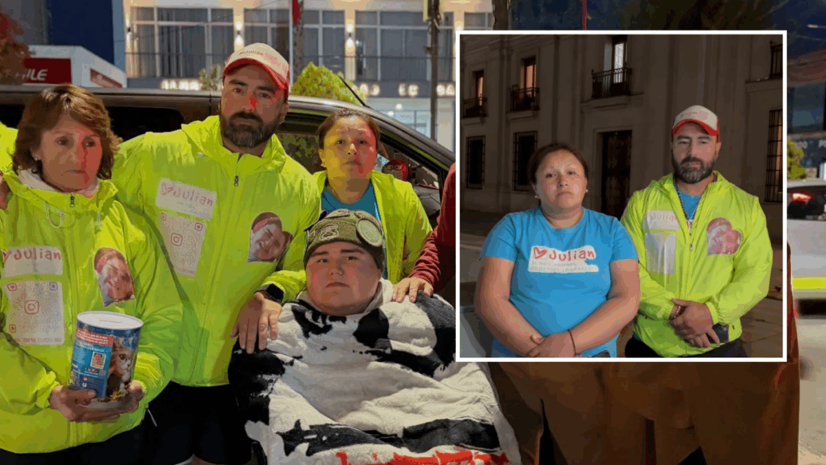 “No nos recibieron”: Padres de joven con Duchenne desolados tras caminar 32 días de Puerto Montt a La Moneda