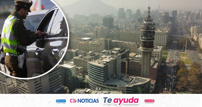 Revisa tu patente: Los vehículos que tienen prohibido circular este miércoles 6 de mayo en Santiago