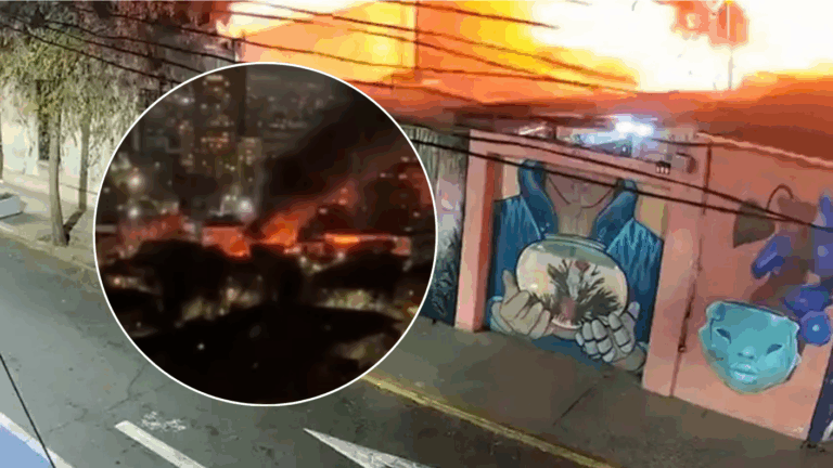 VIDEO | Cámara capta el momento exacto de la explosión en casa de Bellavista que mató a 2 adultos mayores
