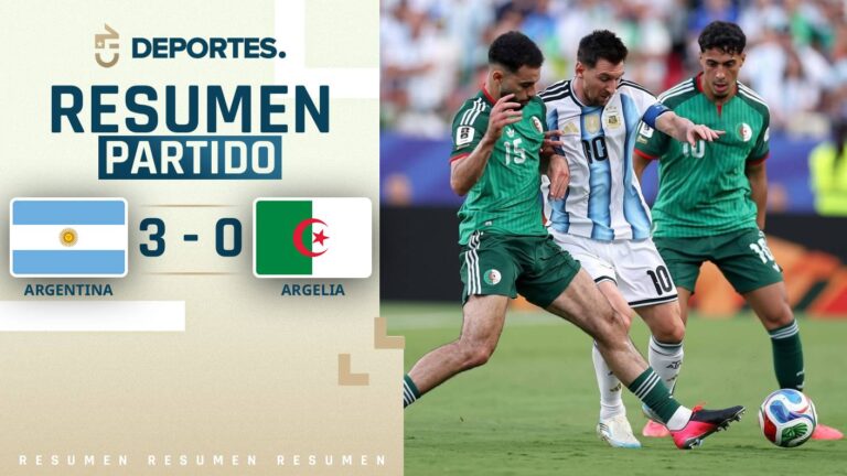 Argentina vs Argelia | Goles, resumen y compacto del partido por el Mundial