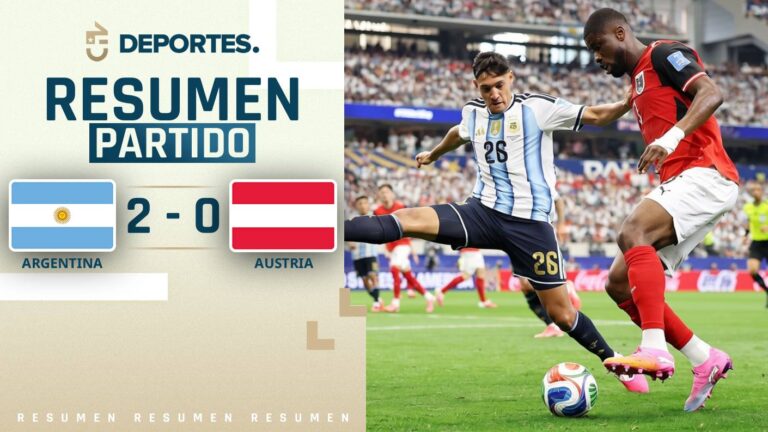 Argentina vs Austria | Goles, resumen y compacto del partido por el Mundial