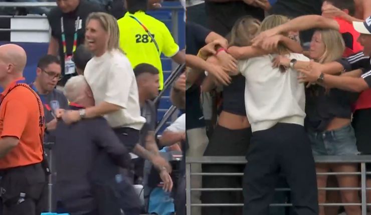Levantado por su familia: Así celebró Sebastián Beccacece histórico triunfo de Ecuador sobre Alemania
