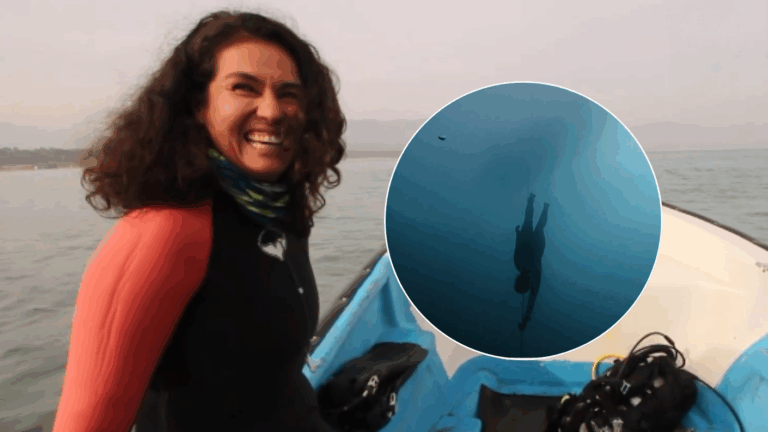 Permaneció por casi 3 minutos bajo el agua: La historia de Javiera Pinto y su récord nacional