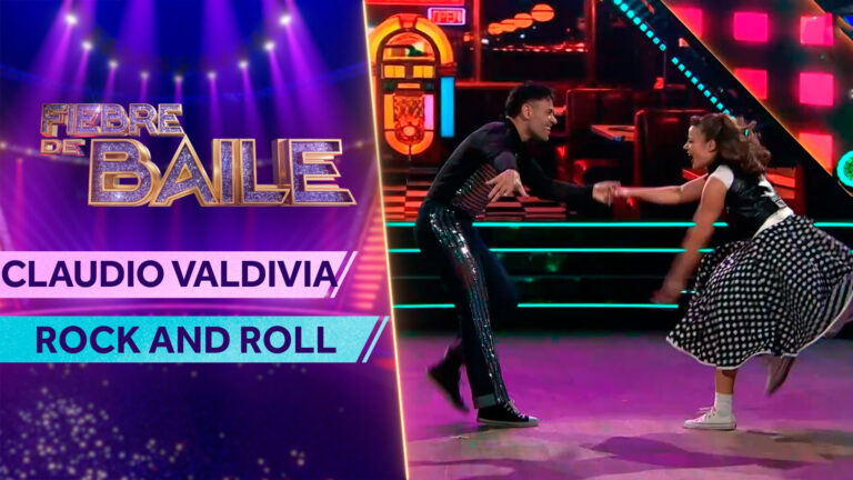 ¡Encendió la pista! Claudio Valdivia conquistó la pista de Fiebre de Baile con un vibrante rock and roll