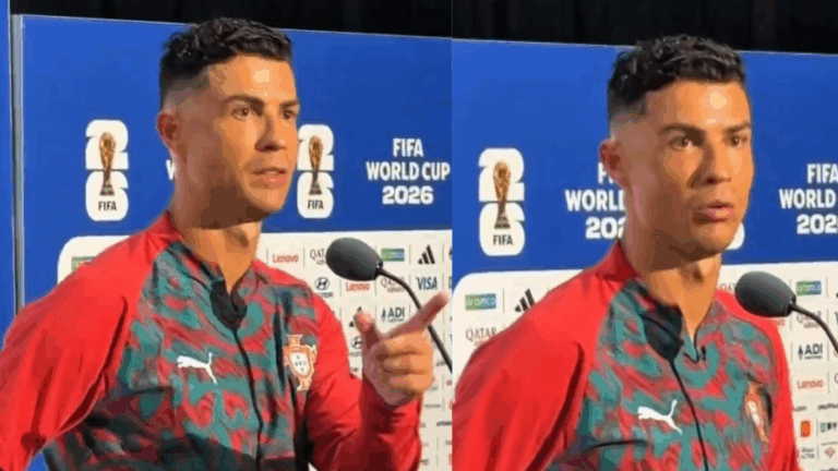 ¡Se negó a responder! Cristiano Ronaldo frenó en seco a periodista por pregunta sobre Messi