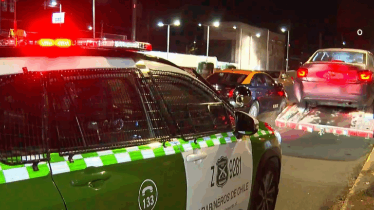 Hombre es detenido en San Bernardo tras huir en auto robado e intentar atropellar a un carabinero